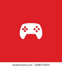 Gamepad icon logo flat vector design