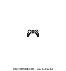 Gamepad icon logo flat vector design