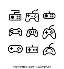 gamepad icon or logo isolated sign symbol vector illustration - Collection of high quality black style vector icons
