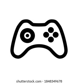 gamepad icon or logo isolated sign symbol vector illustration - high quality black style vector icons
