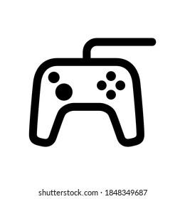 gamepad icon or logo isolated sign symbol vector illustration - high quality black style vector icons
