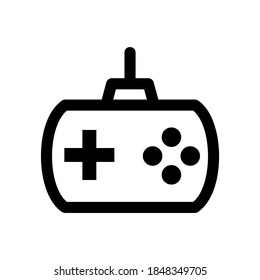 gamepad icon or logo isolated sign symbol vector illustration - high quality black style vector icons
