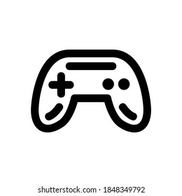 gamepad icon or logo isolated sign symbol vector illustration - high quality black style vector icons
