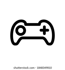 gamepad icon or logo isolated sign symbol vector illustration - high quality black style vector icons
