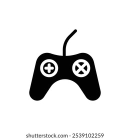 Contorno de Vector de conjunto de signos de logotipo de Gamepad