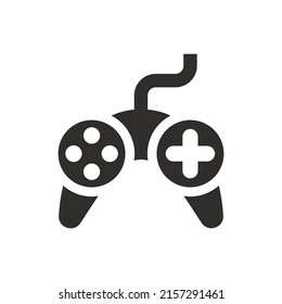Icono de gamepad sobre fondo blanco