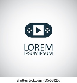 gamepad icon, on white background