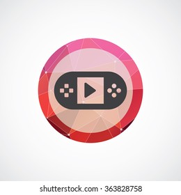 gamepad icon, on white background
