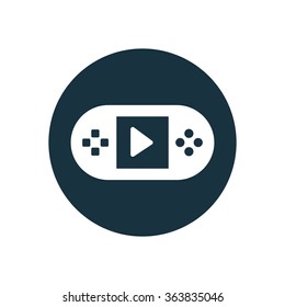 gamepad icon, on white background