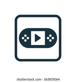 gamepad icon, on white background