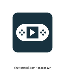 gamepad icon, on white background