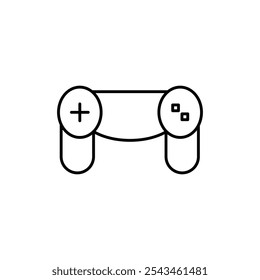 Ícone do Gamepad Vetor de contorno para interface do usuário da Web