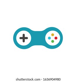 gamepad icon set. flat style vector illustration
