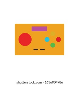 gamepad icon set. flat style vector illustration