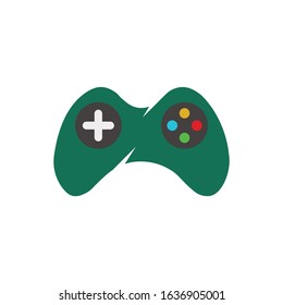 gamepad icon set. flat style vector illustration