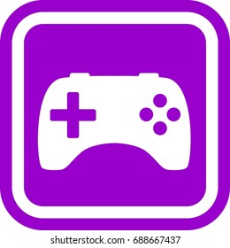 Gamepad icon ,sign design (fill)