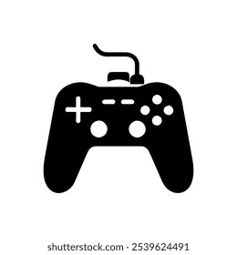 Gamepad-Symbol. Einfaches Vektorzeichen