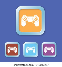 Gamepad icon in the square button