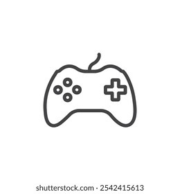 Gamepad icon Symbol mark in filled style