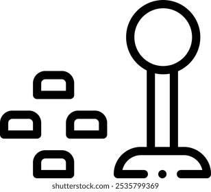 gamepad icon. Thin Linear Style Design Isolated On White Background