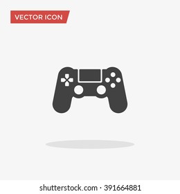Gamepad Icon in trendy flat style isolated on grey background. Game symbol for your web design, logo, UI. Vector illustration, EPS10.