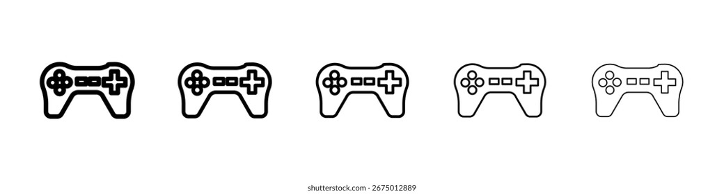 Gamepad icon Vector Art Illustration
