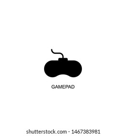 gamepad icon vector black design