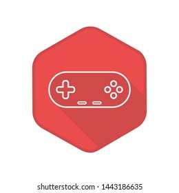 Gamepad Icon. Vector Button. Eps