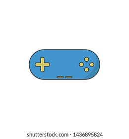 Gamepad Icon Vector Colorful Illustration Eps