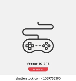 Gamepad icon vector, controller symbol. Modern flat vector illustration for web and mobile app