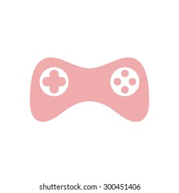 Gamepad icon. Vector. Flat design style