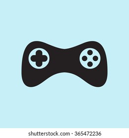 Gamepad icon. Vector. Flat design style