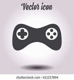 Gamepad icon. Vector. Flat design style