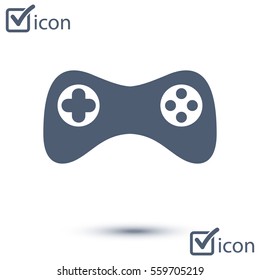 Gamepad icon. Vector. Flat design style. Joypad symbol.