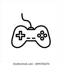 Gamepad icon vector graphic illustration