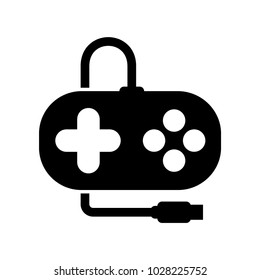 gamepad icon, vector illustration