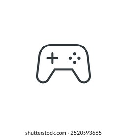Ícone do gamepad, ilustração vetorial do gamepad
