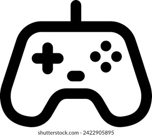 elemento de ilustración de vector de icono gamepad