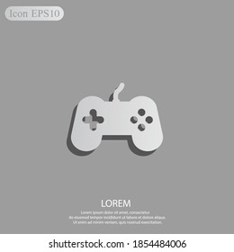 Gamepad icon. Vector illustration EPS 10.