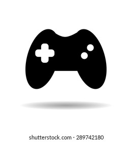 Gamepad icon vector illustration eps10 on white background