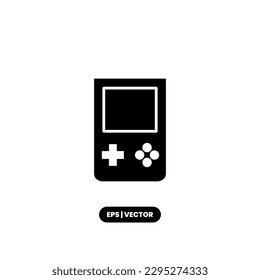 Gamepad icon vector illustration logo template for many purpose. Isolated on white background.