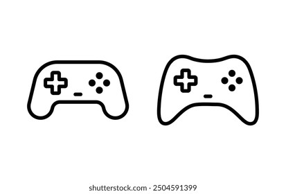 Vector de ícono de gamepad. Icono del Vector del joystick, símbolo de la consola de juegos.
