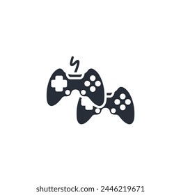 Icono de Gamepad. Vector.Icono de trazo editable.signo de estilo lineal para usar Diseño web,logo.Ilustración de símbolo.