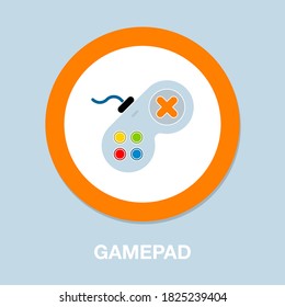 Gamepad-Symbol - Symbol für Videospiel-Controller - Joystick, Spielsymbol
