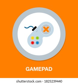 gamepad icon - video game controller icon - joystick, game play icon