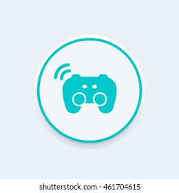 gamepad icon, wireless game controller