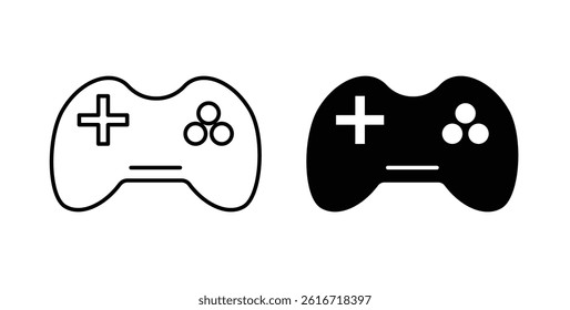Gamepad icons set for website design