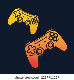 Gamepad-Vektorgrafik-Controller