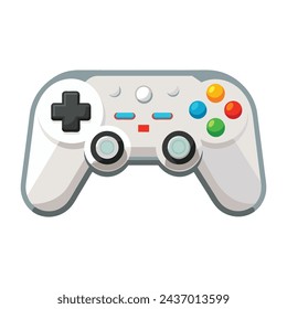 Gamepad isolierte flache Vektor-Illustration