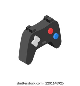 Gamepad Isometric Icon Vector Illustration